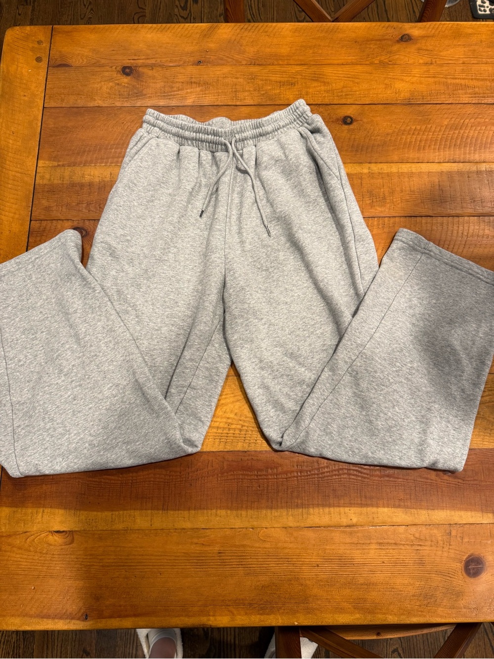 Classic Gray Sweatpants with Drawstring